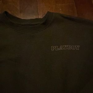 playboy brown crewneck